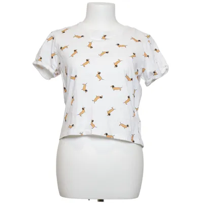 T-shirt (Vit, Flerfärgad) från Messy Bun Just Chillin' Bomull