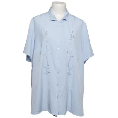 Short sleeve shirt (Blue) from Daxon Polyester