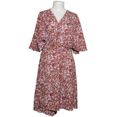 Slå-om-kjole (Hvid, Rød, Grøn) fra WE Polyester