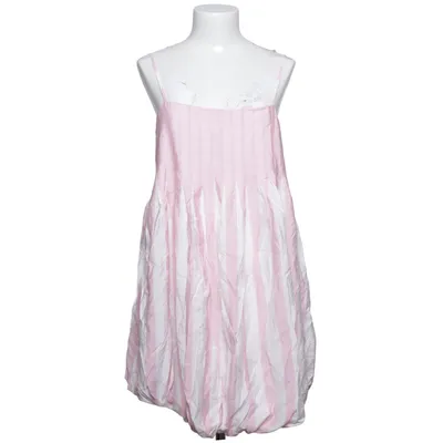 Kjole (Pink, Hvid) fra Mango Polyamid, Viscose