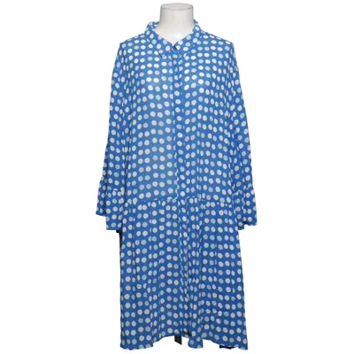 Dress (Blue, White) from Selection by Ulla Popken