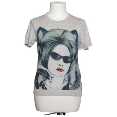 T-shirt (Grå, Flerfärgad) från Eric Bompard Kashmir, Silke