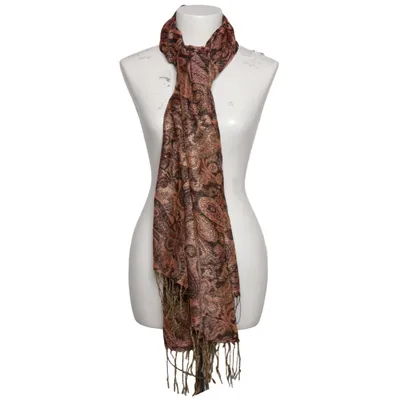 Scarf (Brown, Multicolored) from Pashmina Cashmere