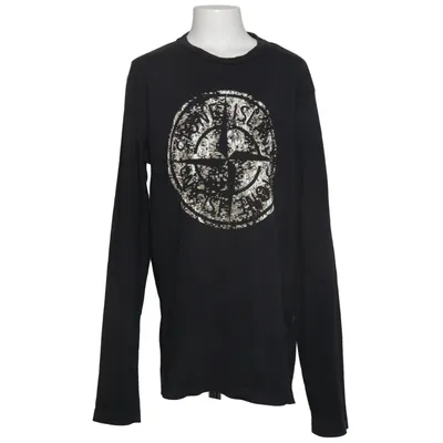 Långärmad t-shirt (Svart) från Stone Island Junior Bomull