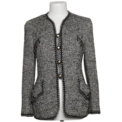 Blazer (Schwarz, Weiß) von Rena Lange Polyamid, Wolle