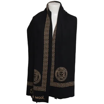 Halstørklæde (Sort, Beige) fra Versace Kashmir