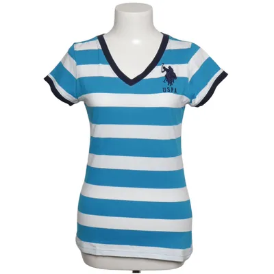 T-shirt (Blå, Vit) från U.S. Polo Assn. Bomull
