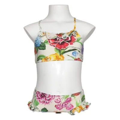 Bikini (Hvid, Flerfarvet) fra Dolce & Gabbana Elastan, Polyamid
