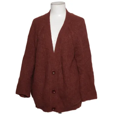 Strickjacke (Braun) von Lanius Alpakawolle, Polyamid