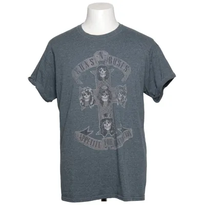 T-shirt (Gris) de Guns n' Roses Coton, Polyester