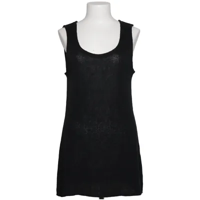 Tank­top (Schwarz) von Ann Linderhjelm Baumwolle, Leinen