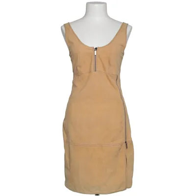 Leren jurk (Geel) van Versace Classic V2 Leer