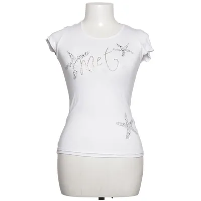 T-shirt (Vit) från Met Elastan, Viskos