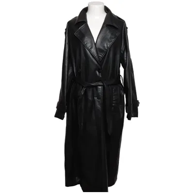 Frakke (Sort) fra Zara Polyester, Polyurethan
