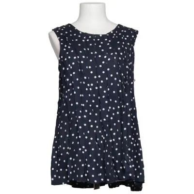 Topp (Blå, Vit) från Bella Moda Lyocell, Tencel