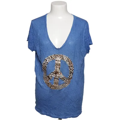 T-shirt (Blå) fra Farfalla Linned, Viscose