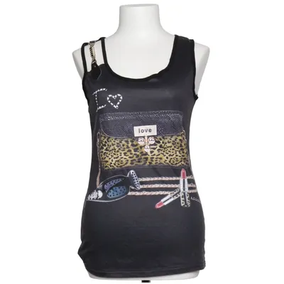 Tank Top (Black) from Charbell Cotton, Elastane, Polyester, Viscose