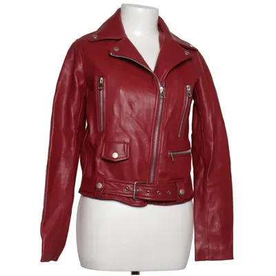 Bikerjacka (Röd) från Zara Outerwear Polyester, Polyuretan