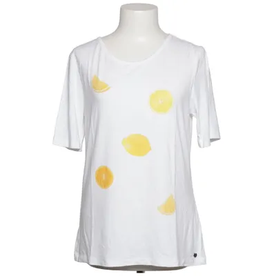 T-shirt (White, Yellow) from Strandfein Elastane, Viscose