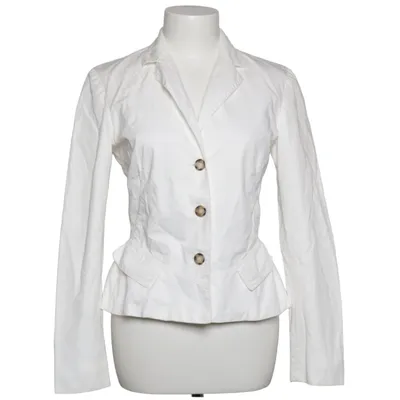 Blazer (Hvid) fra Prada Bomuld