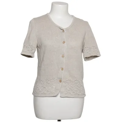 Cardigan (Beige) fra Natural Style Bomuld, Linned