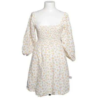 Dress (White, Yellow, Multicolored) from Urban Outfitters Cotton, Linen