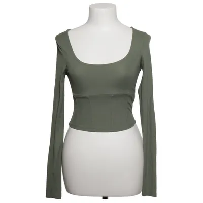 Crop top (Groen) van Clockhouse Elastaan, Polyamide