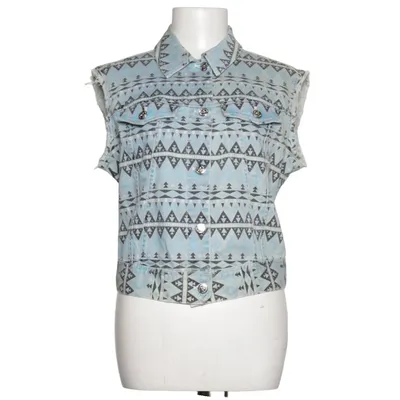 Denim vest (Blue, White, Black) from Teddy Smith Cotton, Elastane