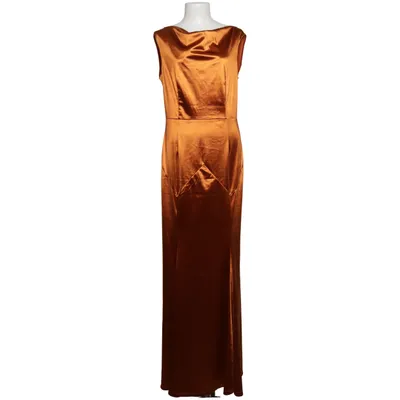 Evening gown (Orange) from Muxxn Elastane, Polyester
