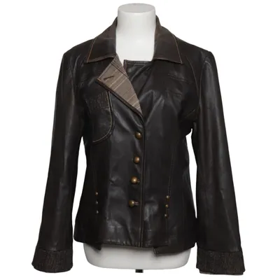 Leather jacket (Aimee) from Milestone Cotton, Cupro, Leather, Polyamide, Polyester, Wool