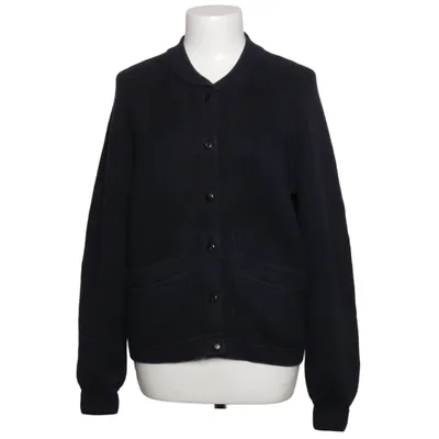 Cardigan (Blue) from La Maille Sézane Merino wool, Organic cotton, Polyamide