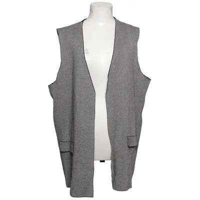 Vest (Black, White) from Anna Aura Merino wool, Viscose