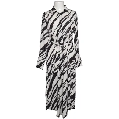 Shirt dress (Black, White) from Altamira Elastane, Polyester