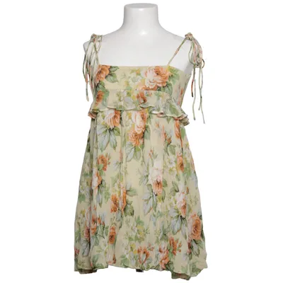Kjole (Gul, Flerfarvet) fra Mango Polyester, Viscose