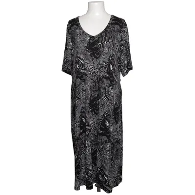 Dress (Black, White) from Sara Lindholm Elastane, Polyester