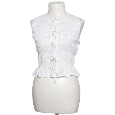 Haut (Blanc) de Stradivarius Coton, Élasthane, Polyamide