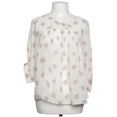 Blouse (Blanc, Violet) de Masscob Soie