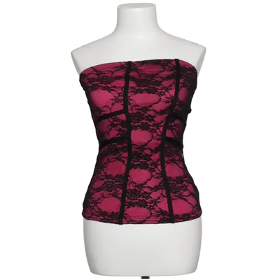 Top tube (Rose, Noir) de Jane Norman Élasthane, Polyamide, Viscose