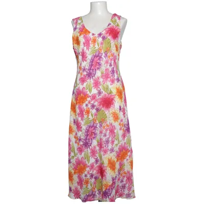 Dress (White, Multicolored) from Biaggini Polyamide, Polyester