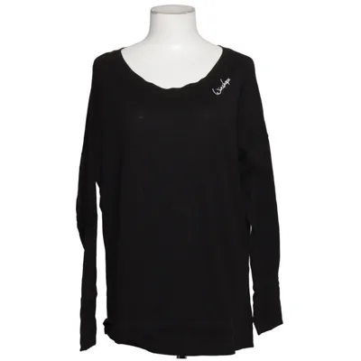 Lange mouwen shirt (Zwart) van Winshape Katoen, Modal