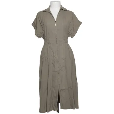 Robe chemise (Vert) de Les Copains Coton, Lin, Lyocell, Viscose