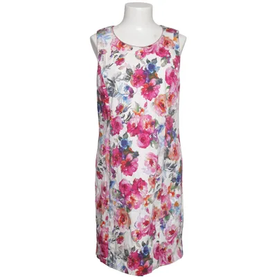 Dress (White, Multicolored) from Va Bene Cotton, Elastane