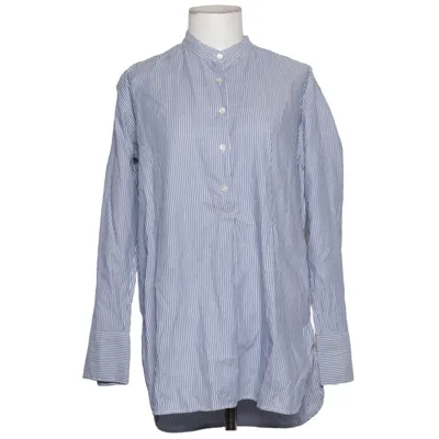 Henley shirt (Blauw, Wit) van Barena Katoen