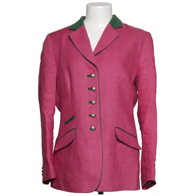 Blazer (Roze, Groen) van Daniels & Korff Acetaat, Linnen, Polyurethaan, Viscose