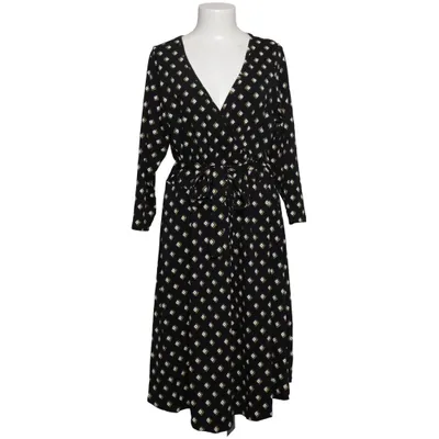 Omlottklänning (Svart, Vit, Gul) från Dorothy Perkins Bomull, Elastan