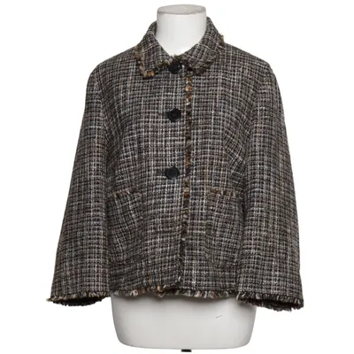 Blazer (Sort, Beige, Flerfarvet) fra Betty Barclay Akryl, Bomuld, Genanvendt polyester, Viscose