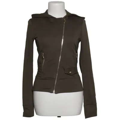 Veste de motard (Vert) de Met Coton, Élasthane