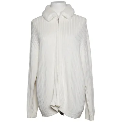 Veste (Blanc) de Michele Boyard Acrylique, Coton