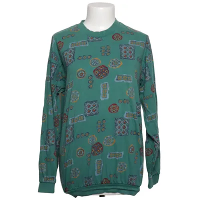 Long sleeve T-shirt (Green, Multicolored) from Fashion Affairs Cotton
