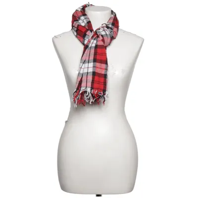Scarf (Red, Black, White) from Hüftgold Cotton